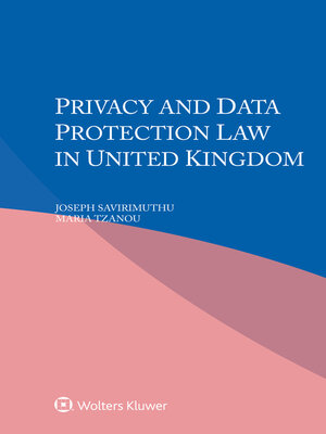 cover image of Privacy and Data Protection Law in United Kingdom